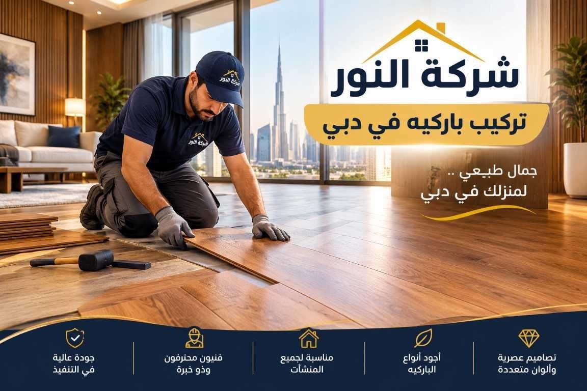 تركيب باركية في دبي